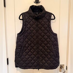 ATHLETA Women's Black Quilted Puffer Vest XL